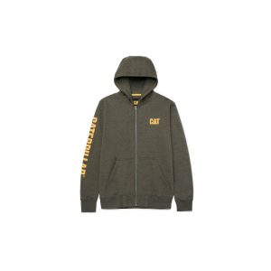 CAT Zip Hoodie Banner oliv Gr. XL CAT Zip Hoodie Banner oliv Gr. XL