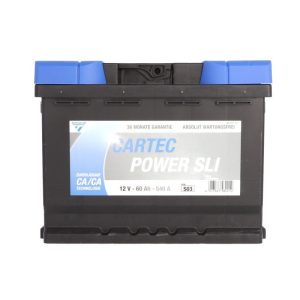 Starterbatterie POWER SLI 60 Ah / 540 A 190mm Starterbatterie POWER SLI 60 Ah / 540 A 190mm