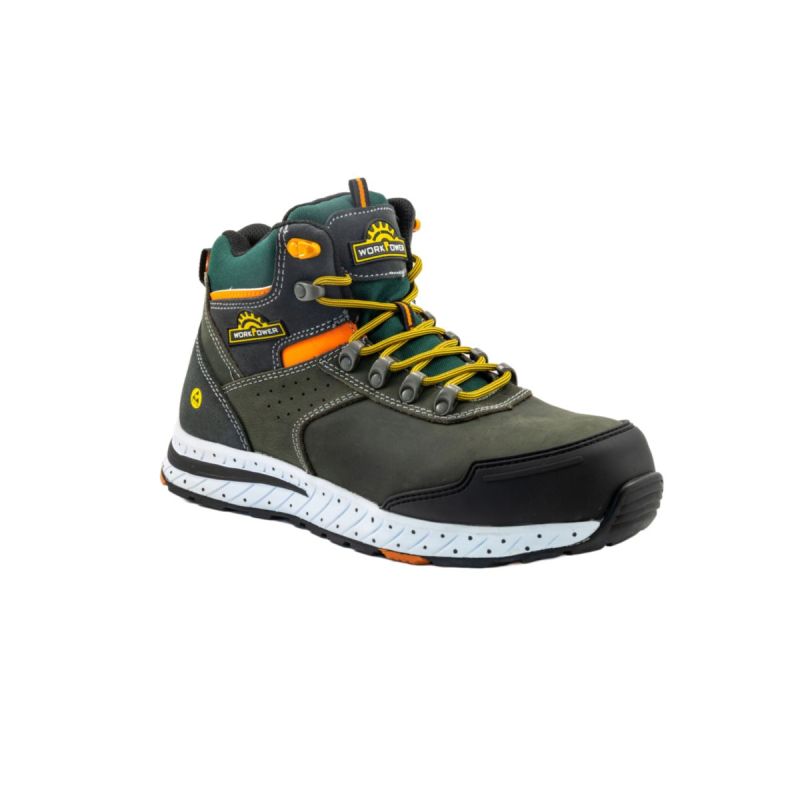 WorkPower Sicherheitsstiefel S3 Hilders Gr. 45 dunkelgrau orange
