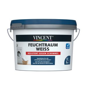 Vincent Feuchtraum Weiss Seidenmatt 1 L Vincent Feuchtraum Weiss Seidenmatt 1 L