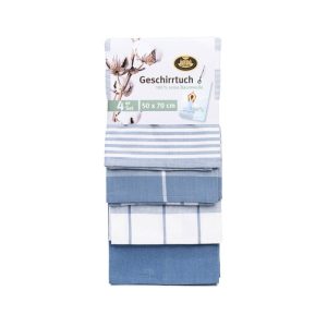 Gözze Geschirrtücher 100% Baumwolle 4er Pack 50x70cm blau Gözze Geschirrtücher 100% Baumwolle 4er Pack 50x70cm blau