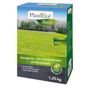 Plantiflor Hausgarten – Der Universalrasen mit Mantelsaat® 1,25kg Plantiflor Hausgarten – Der Universalrasen mit Mantelsaat® 1,25kg