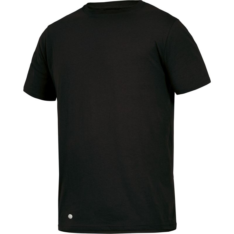 Triuso Rundhals T-Shirt schwarz Größe S
