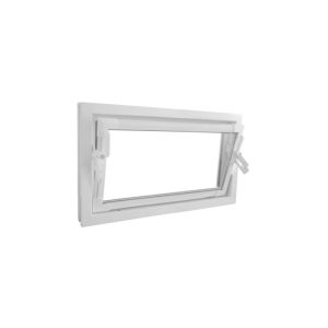 Kippfenster Q59 800 x 400 mm ISO Glas weiss Kippfenster Q59 800 x 400 mm ISO Glas weiss