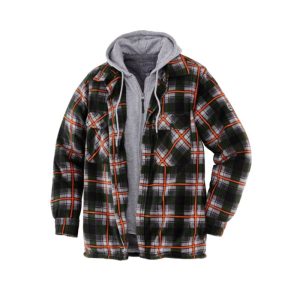 Terrax Workwear Herren Thermohemd Gr. XL forstgrün orange Terrax Workwear Herren Thermohemd Gr. XL forstgrün orange