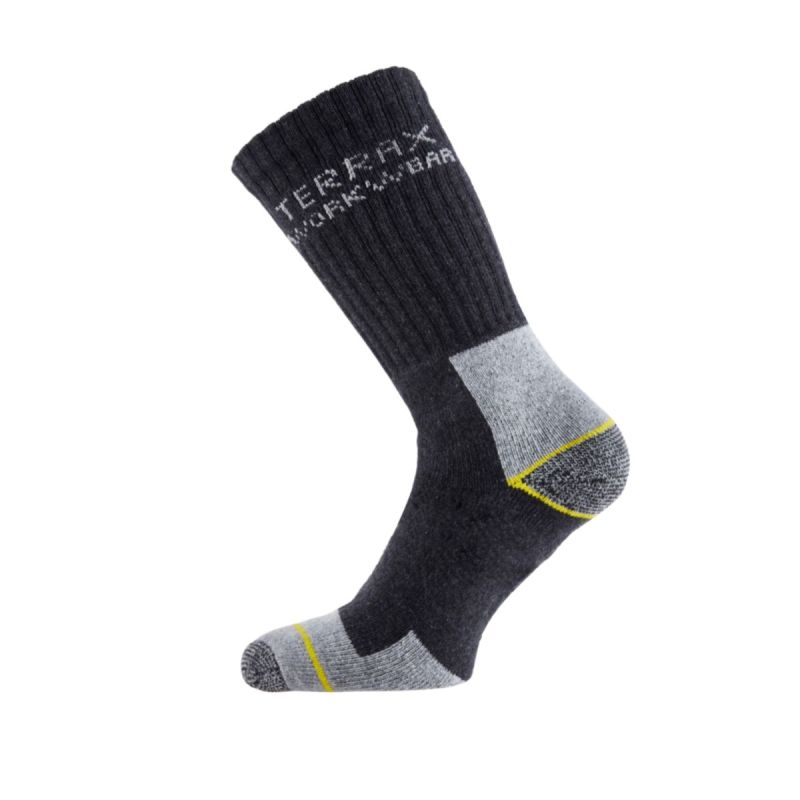 Terrax Workwear Arbeitssocke 3er Pack grau Gr. 47 -50