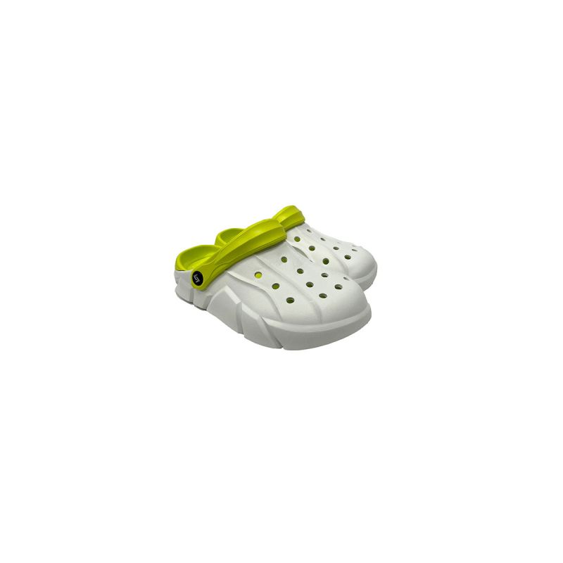 Scheibler Damen Clog Markelo weiss limette Größe 36/37