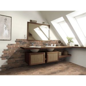 Wandfliese Argille rame, 16x40x0,8-1cm