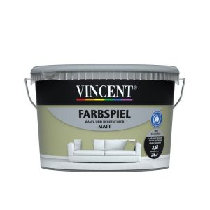 Vincent Wandfarbe Farbspiel "Schilf" matt 2,5 L Vincent Wandfarbe Farbspiel "Schilf" matt 2,5 L