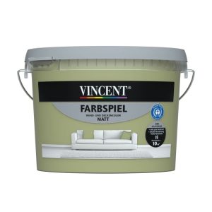 Vincent Wandfarbe Farbspiel "Schilf" matt 1 L Vincent Wandfarbe Farbspiel "Schilf" matt 1 L