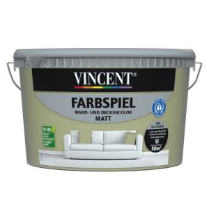 Vincent Wandfarbe Farbspiel "Schilf" matt 5 L Vincent Wandfarbe Farbspiel "Schilf" matt 5 L