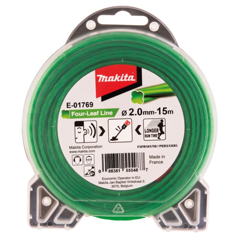 Makita Mähfaden Four Leaf 2,0 mm x 15 m