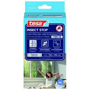 Tesa IS Pollen- & Insektengitter für Fenster, anthrazit, 1,3×1,5m Tesa IS Pollen- & Insektengitter für Fenster, anthrazit, 1,3×1,5m