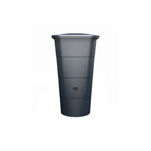 Garantia Regentonne IBIZA eckig 200 L graphite grey inkl. Deckel