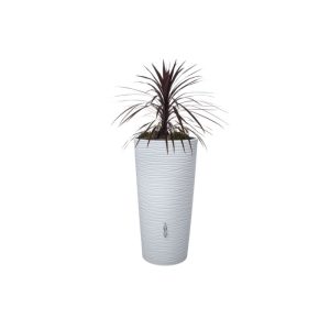 Garantia Natura 2in1 Bepflanzbare Regentonne 210 Liter arctic inkl. Pflanzschale