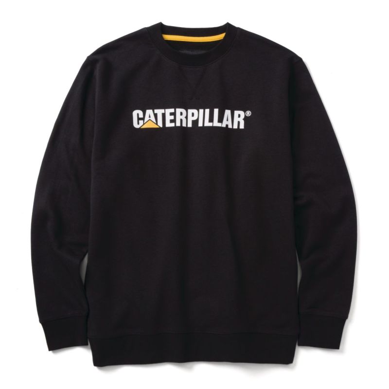 CAT Midweight Crewneck Sweatshirt black Gr. M