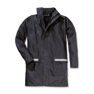Scheibler PU-Regenjacke mit Reflexstreifen blau Gr. XXL Scheibler PU-Regenjacke mit Reflexstreifen blau Gr. XXL