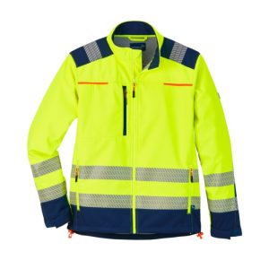Scheibler Warnschutz-Softshelljacke Certitude gelb navy Gr. XXL Scheibler Warnschutz-Softshelljacke Certitude gelb navy Gr. XXL
