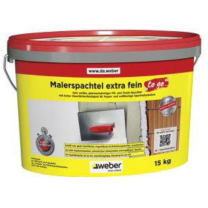 Weber Malerspachtel extra fein to go 15 kg Weber Malerspachtel extra fein to go 15 kg