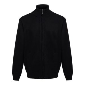 Terrax Workwear Strickjacke Herren Sschwarz melange 3XL Terrax Workwear Strickjacke Herren Sschwarz melange 3XL