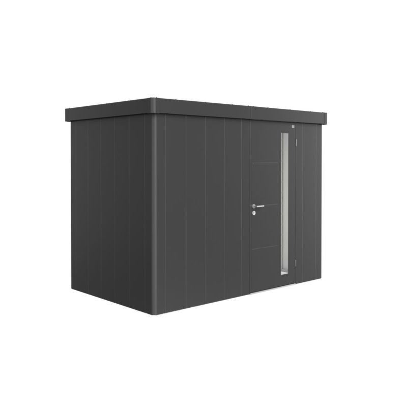 Biohort Gerätehaus Neo 1C Standardtüre dunkelgrau-metallic