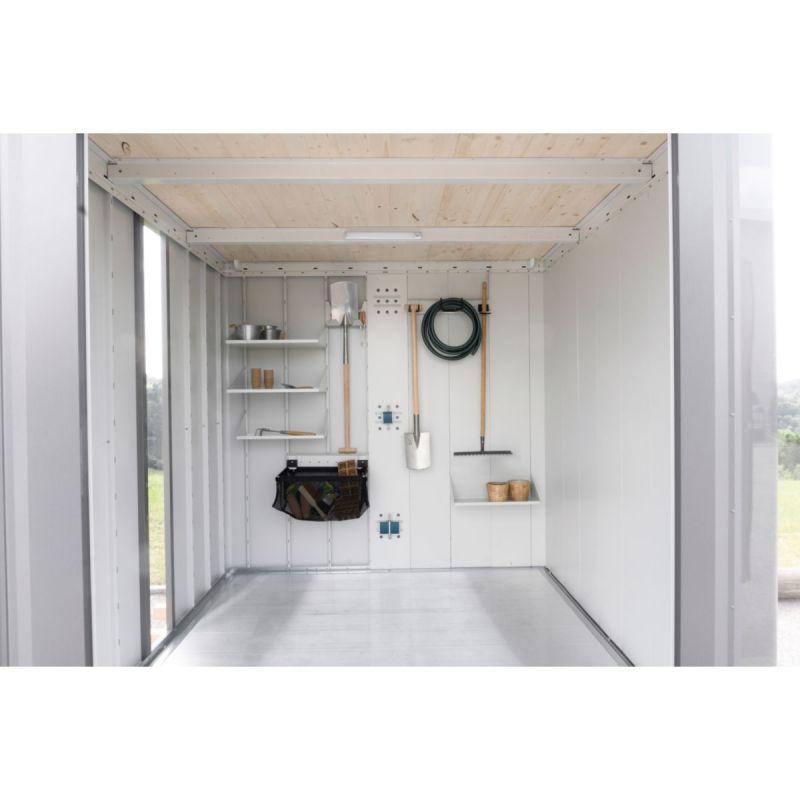 Biohort Gerätehaus Neo 1D Standardtüre dunkelgrau-metallic
