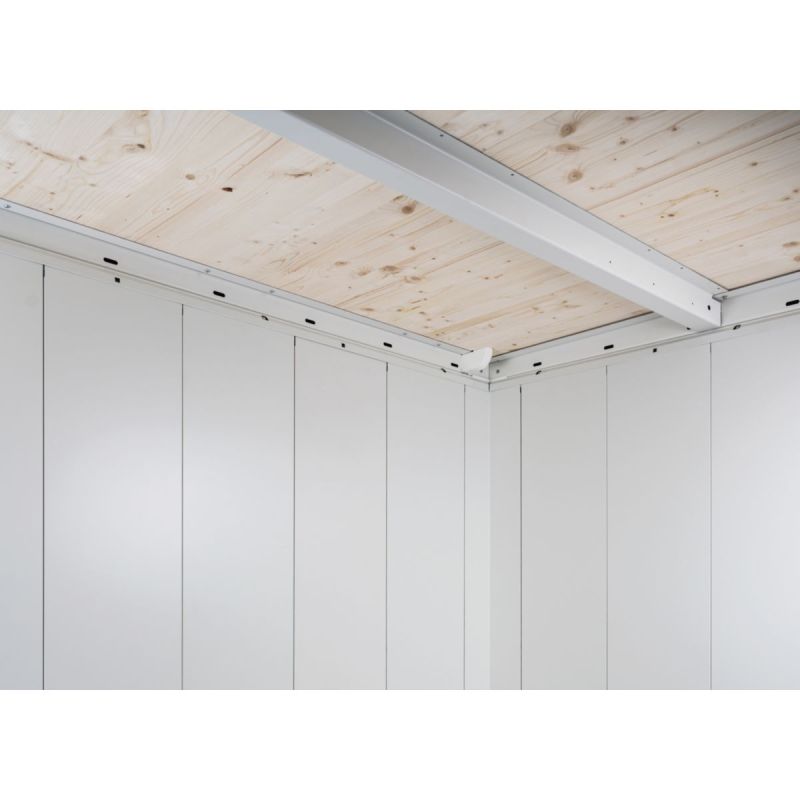 Biohort Gerätehaus Neo 1D Standardtüre quarzgrau-metallic