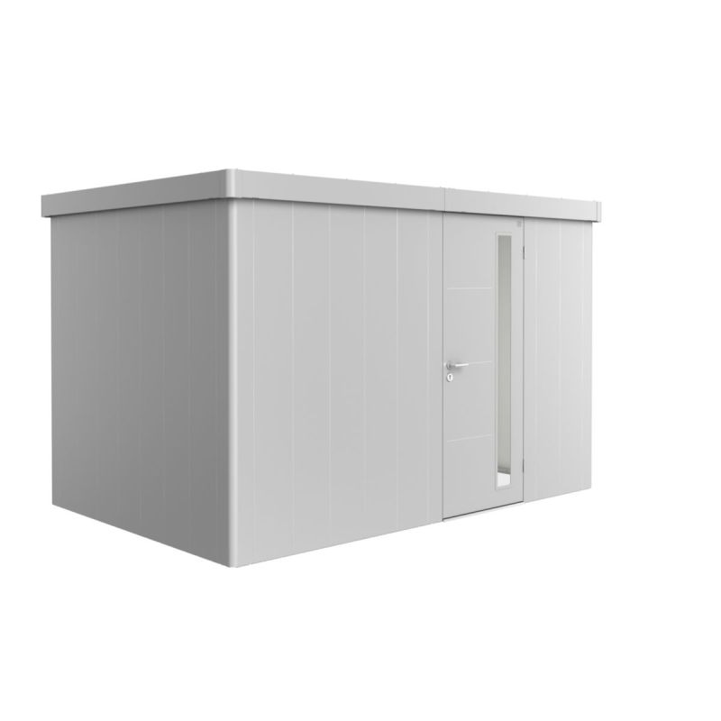 Biohort Gerätehaus Neo 2D Standardtüre silber-metallic
