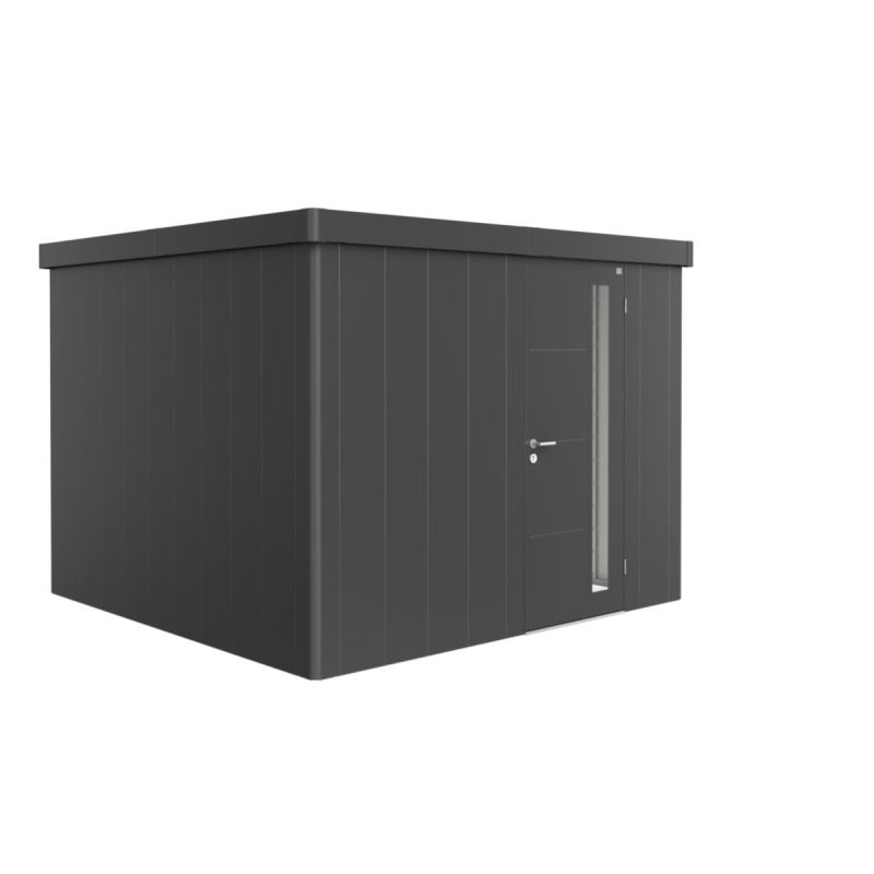 Biohort Gerätehaus Neo 3C Standardtüre dunkelgrau-metallic