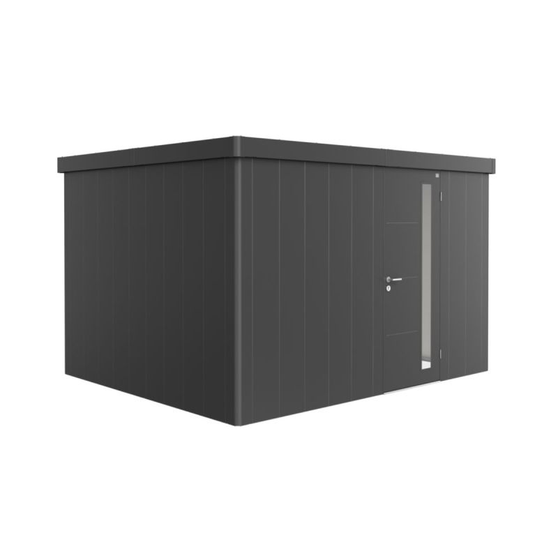 Biohort Gerätehaus Neo 3D Standardtüre dunkelgrau-metallic