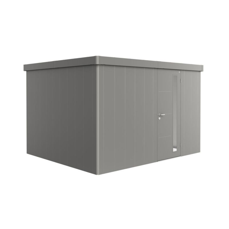 Biohort Gerätehaus Neo 3D Standardtüre quarzgrau-metallic