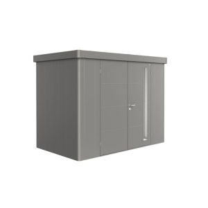 Biohort Gerätehaus Neo 1C Doppeltüre quarzgrau-metallic Biohort Gerätehaus Neo 1C Doppeltüre quarzgrau-metallic