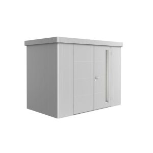 Biohort Gerätehaus Neo 1C Doppeltüre silber-metallic Biohort Gerätehaus Neo 1C Doppeltüre silber-metallic