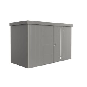 Biohort Gerätehaus Neo 1D Doppeltüre quarzgrau-metallic Biohort Gerätehaus Neo 1D Doppeltüre quarzgrau-metallic
