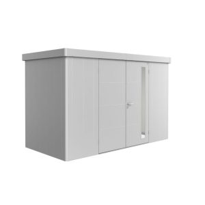 Biohort Gerätehaus Neo 1D Doppeltüre silber-metallic Biohort Gerätehaus Neo 1D Doppeltüre silber-metallic