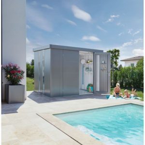 Biohort Gerätehaus Neo 2C Doppeltüre quarzgrau-metallic Biohort Gerätehaus Neo 2C Doppeltüre quarzgrau-metallic
