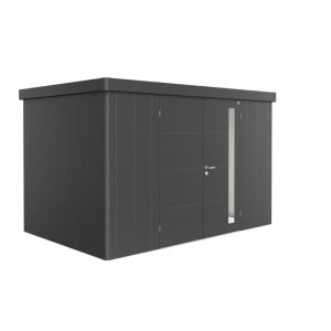 Biohort Gerätehaus Neo 2D Doppeltüre dunkelgrau-metallic Biohort Gerätehaus Neo 2D Doppeltüre dunkelgrau-metallic