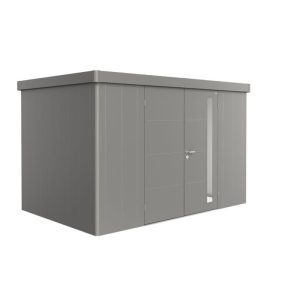 Biohort Gerätehaus Neo 2D Doppeltüre quarzgrau-metallic Biohort Gerätehaus Neo 2D Doppeltüre quarzgrau-metallic