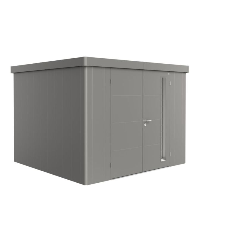Biohort Gerätehaus Neo 3C Doppeltüre quarzgrau-metallic