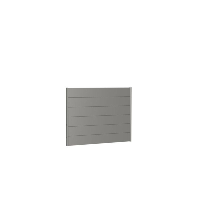 Biohort Wandpaneel für Sichtschutz ohne Acrylglas 180x135 quarzgrau-metallic