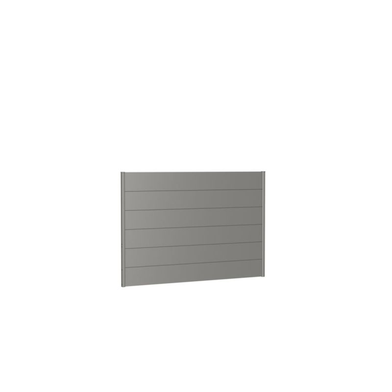 Biohort Wandpaneel für Sichtschutz ohne Acrylglas 200x135 quarzgrau-metallic