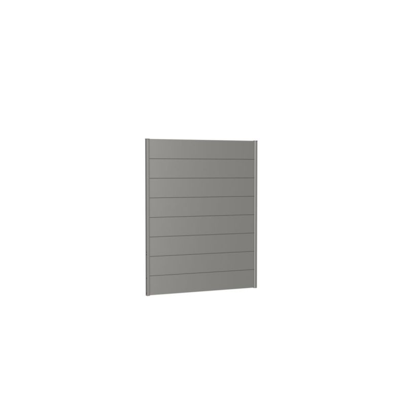 Biohort Wandpaneel für Sichtschutz ohne Acrylglas 150x180 quarzgrau-metallic