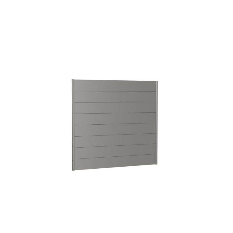 Biohort Wandpaneel für Sichtschutz ohne Acrylglas 200x180 quarzgrau-metallic