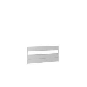 Biohort Wandpaneel für Sichtschutz mit Acrylglas 200×90 silber-metallic Biohort Wandpaneel für Sichtschutz mit Acrylglas 200×90 silber-metallic