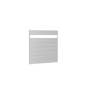 Biohort Wandpaneel für Sichtschutz mit Acrylglas 180×180 silber-metallic Biohort Wandpaneel für Sichtschutz mit Acrylglas 180×180 silber-metallic