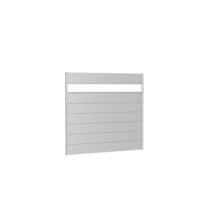 Biohort Wandpaneel für Sichtschutz mit Acrylglas 200×180 silber-metallic Biohort Wandpaneel für Sichtschutz mit Acrylglas 200×180 silber-metallic
