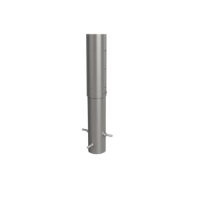 Biohort Steher Für Sichtschutz zum Einbetonieren 180 cm höhenverstellbar quarzgrau-metallic
