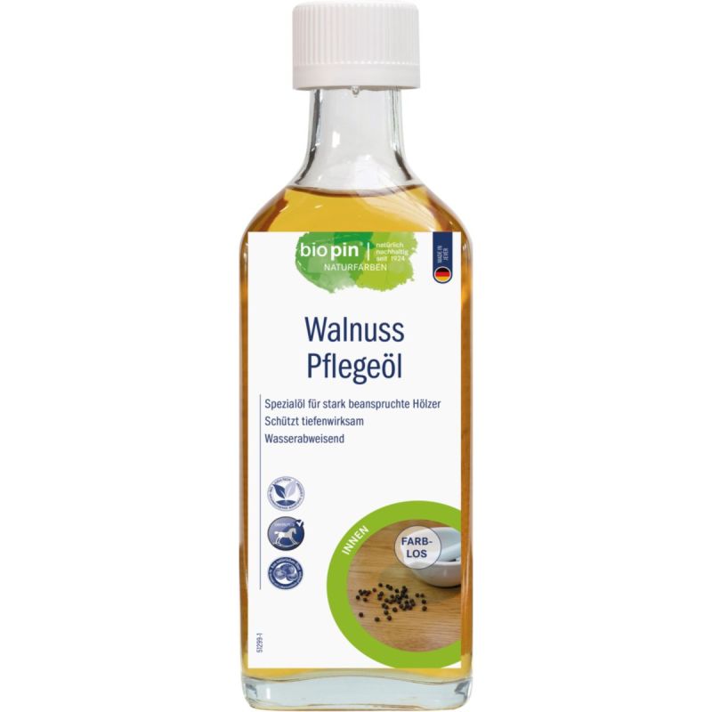Biopin Walnuss Pflegeöl Farblos 0,250 l