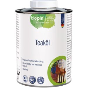 Biopin Teaköl Farblos 0,500 l Biopin Teaköl Farblos 0,500 l