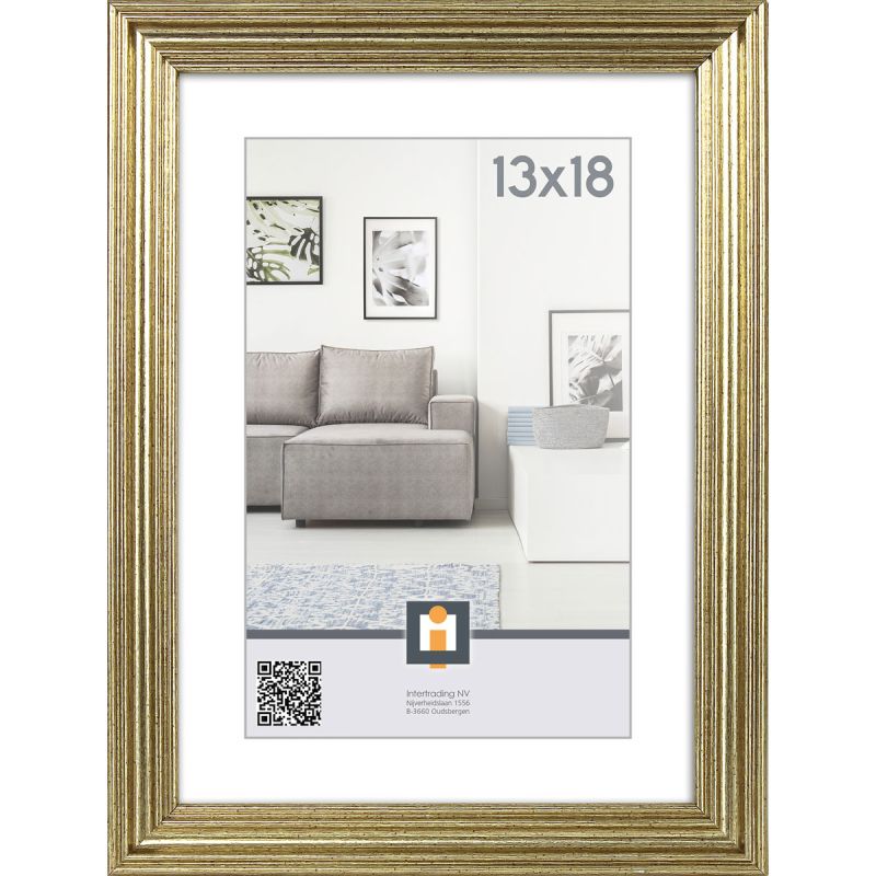 Bilderrahmen Salerno 13x18 cm silber